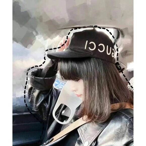 NWT Gucci Loved Embroidered Baseball Cap Size L - Picture 4 of 15